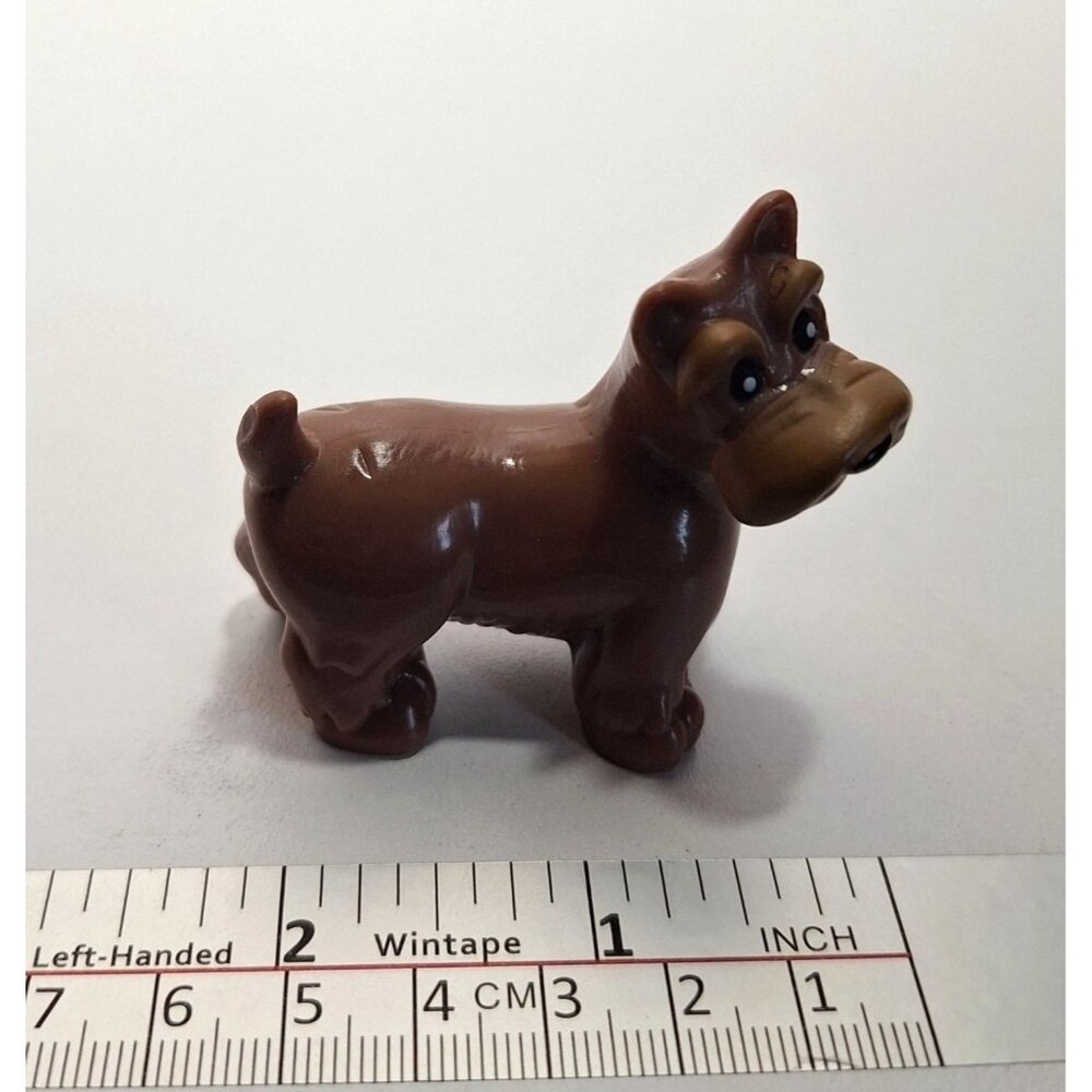 Little Tikes Brown Dog 2" Terrier Puppy Vintage Scottie Tan - Picture 5 of 14